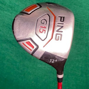 Ping G15 460cc Titanium 12° Driver Ping TFC 149D Soft regular W/HC