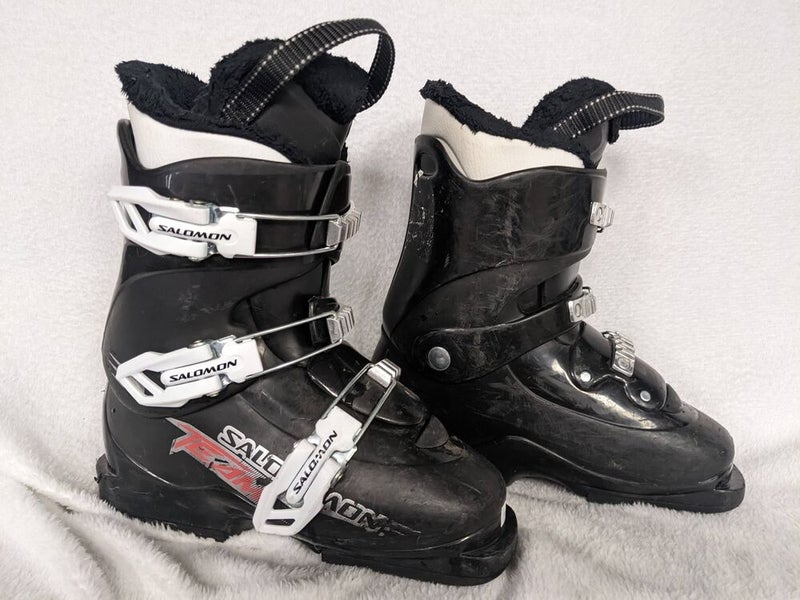 chef worst Productie Salomon Performa T3 Youth Ski Boots Size Mondo 22.5 Color Blue Condition  Used | SidelineSwap