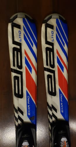 KIDS/YOUTH SKIS ELAN EXAR PRO L110cm with ROSSIGNOL BINDINGS *USED* CLEAN/READY TO USE