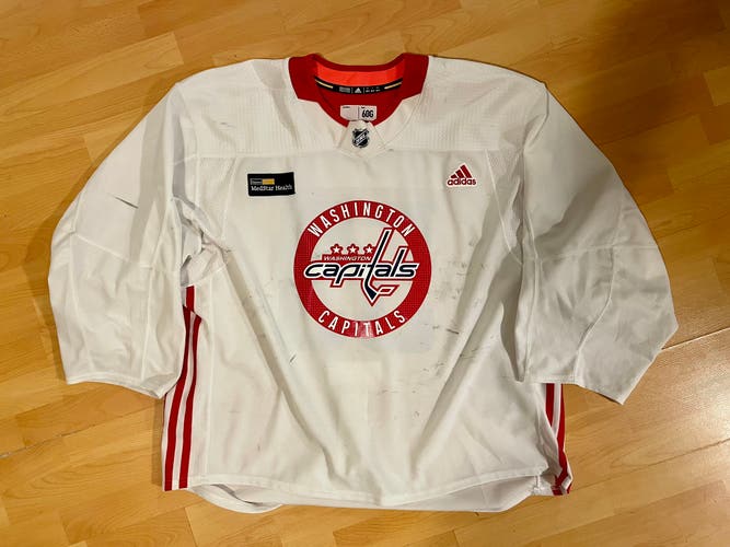 Washington Capitals Adidas Hockey Goalie Practice Jersey Size 60G