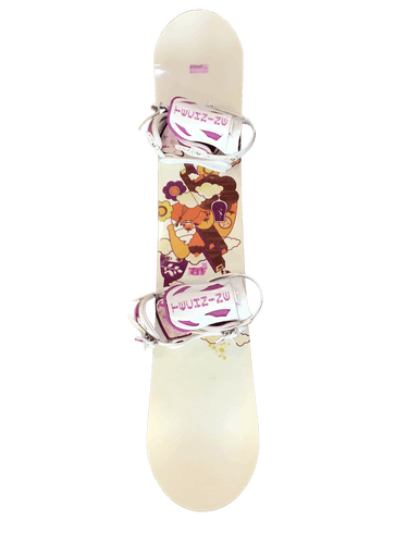 Used Forum Aura 138 Cm Women's Snowboard Combo