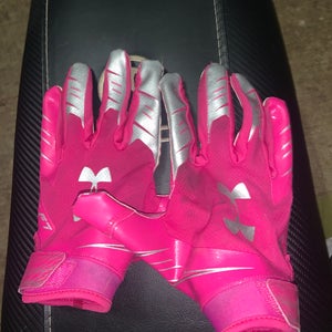 Pink Adult Large Under Armour UA Spotlight Gloves