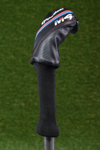 TAYLORMADE M4 HYBRID HEADCOVER, BLACK RED BLUE