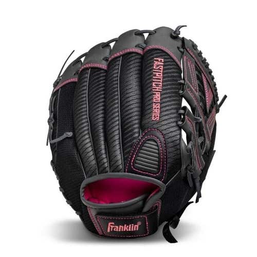 NWT Franklin Pro Series 12" Fastpitch Glove Black Pink Right Hand Throw
