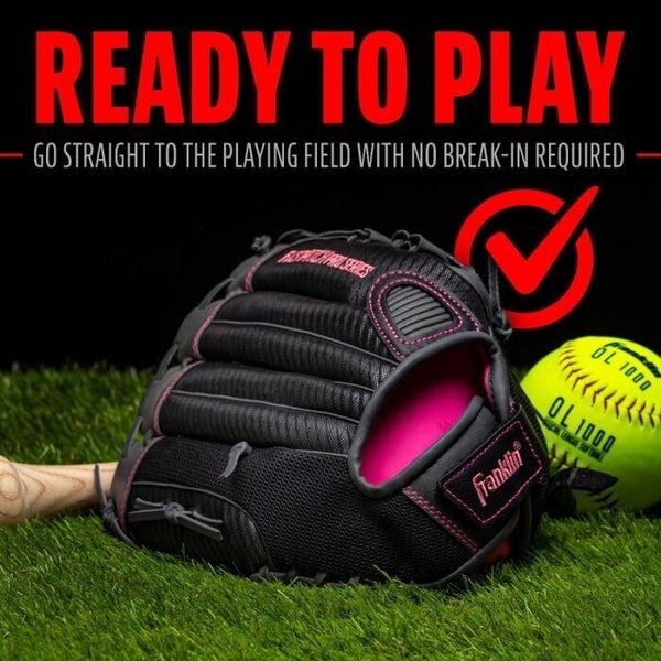 Franklin Sports Fastpitch Pro Series Softball Gloves 11.5 Pink