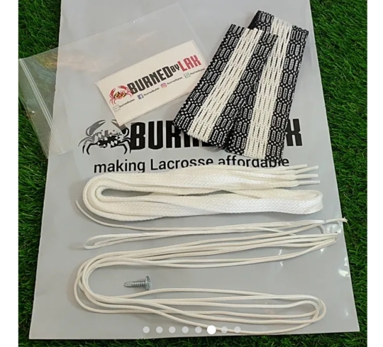 5 PACK New Semi-Soft Lacrosse Mesh Kit-FREE SHIPPING-NO TRADES NO OFFERS