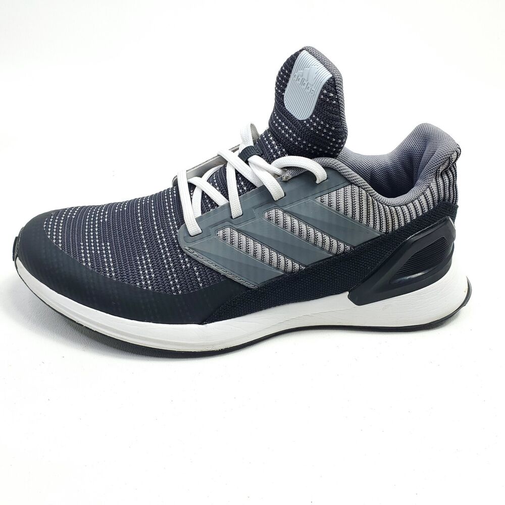 Adidas RapidaRun Boys Shoes Running Sneakers Size 5.5Y G27305 Gray Black |  SidelineSwap