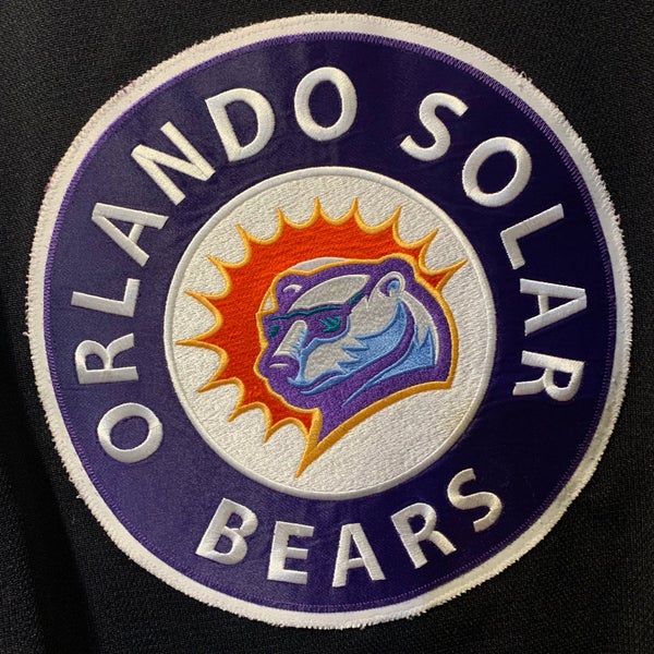 RARE* Orlando Solar Bears ECHL Black Practice Jersey - USA