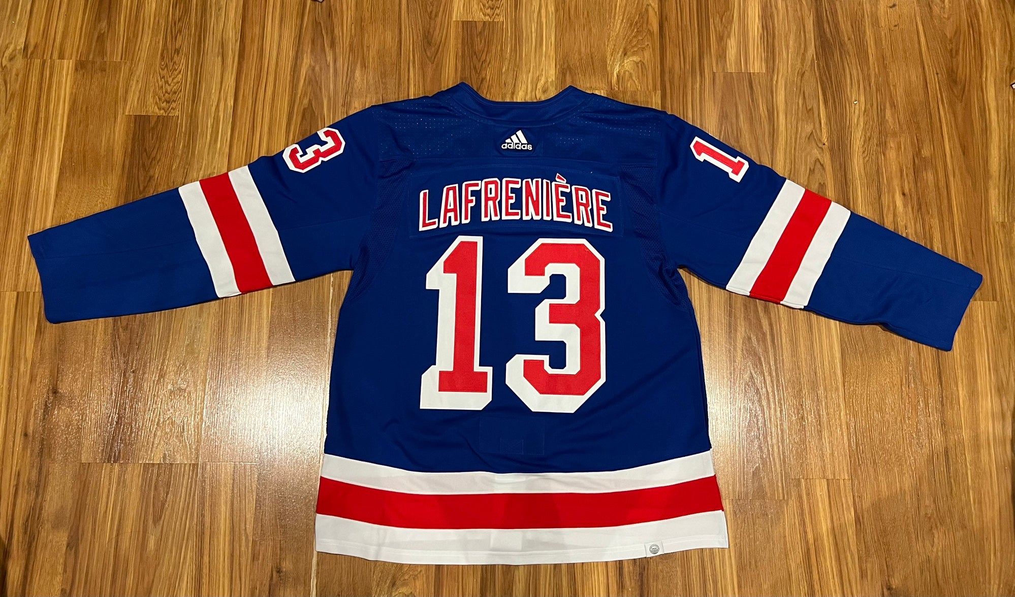 Alexis Lafreniere Blue New York Rangers Autographed adidas Authentic Jersey  - Upper Deck