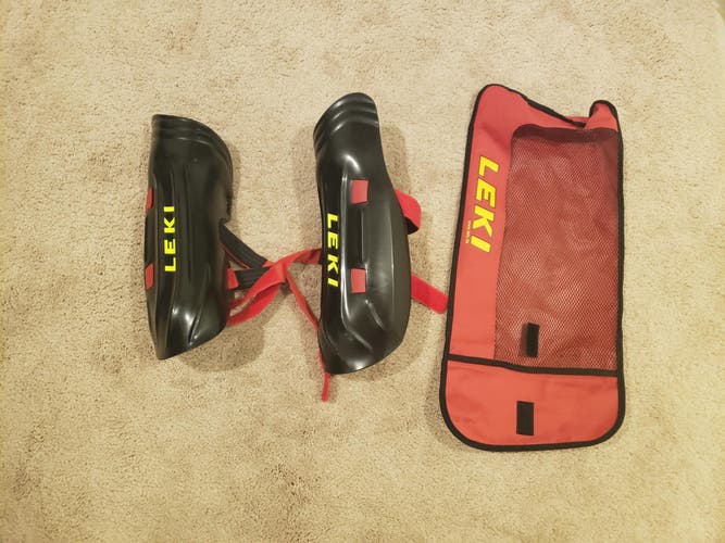 Shin Guards Used One Size Fits All Leki Shin Guard