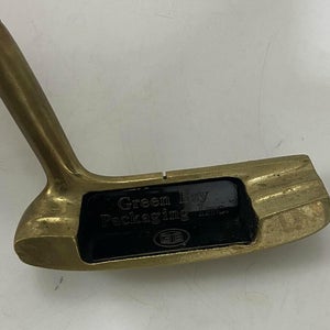 Sutters Mill Gold Promotional Putter Wood Shaft 35 inches Leather Grip RH