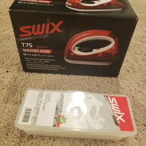 New Swix Iron T75 + universal glide wax