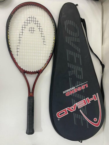Head Legend Oversize Tennis Racquet 4 1/4 + Case