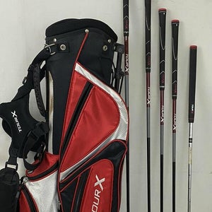 Merchants of Golf Tour X #2 Graphite Junior Kids Golf Clubs Set + Bag