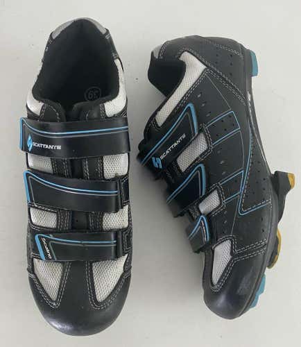 SCATTANTE SCALINO BLACK CYCLING SHOES / SIZE 8 EUR 39 UK 5.5