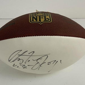 Christian Okoye #35 Kansas City NFL Football Signed Autograph Auto PSA/DNA