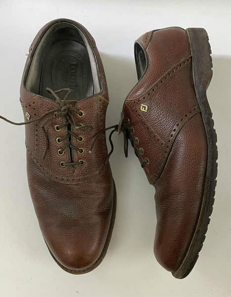 FootJoy Classics Dry Spikeless Golf Shoes Brown Men's 11.5 B 55532