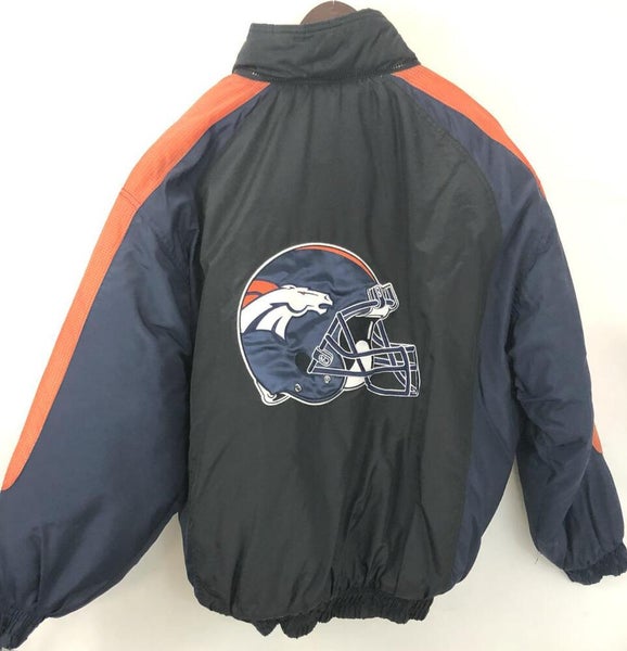 Buy the Men's NFL Denver Broncos Reversible Hooded Jacket Size XL