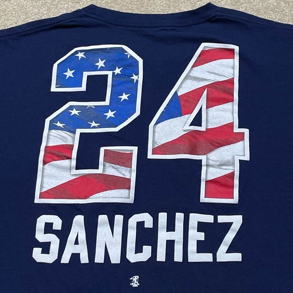 Gary Sanchez New York Yankees Majestic Official Name & Number T-Shirt - Gray