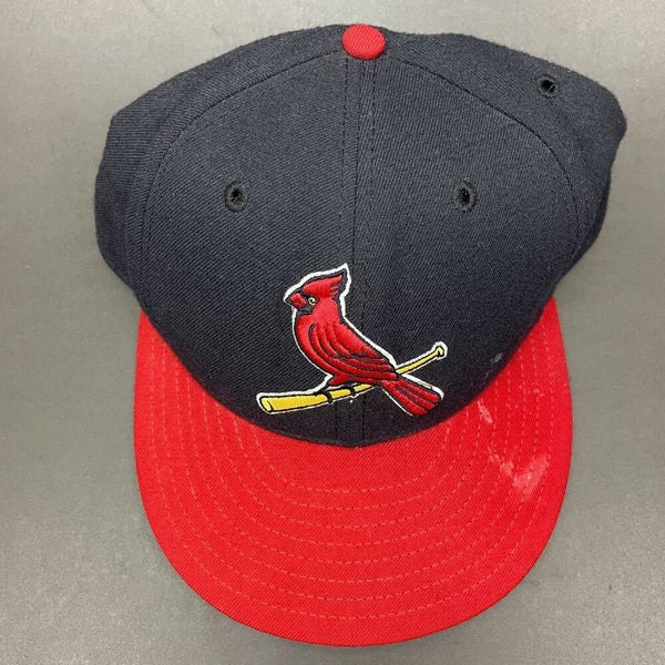 Vtg St. Louis Cardinals New Era Diamond Collection Pro Model Hat 7 3/4 Wool  Red