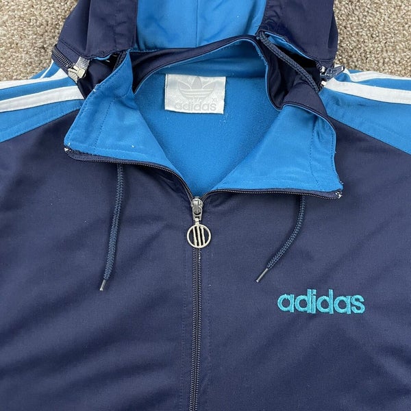 Adidas X Training Colorblock Track Jacket Hoodie Blue Size Men's |