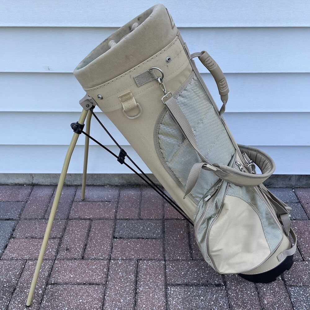 Leather Golf Bag  Tan  Conybeare Golf