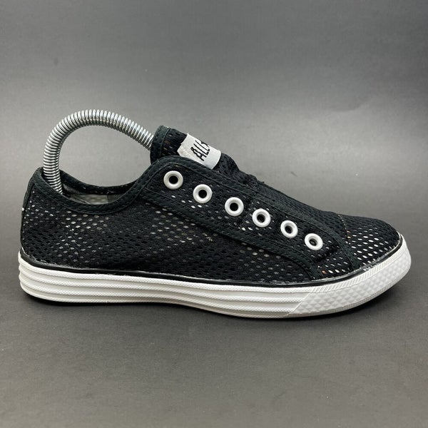 Converse All Star Black White Vented Mesh Athletic Shoes 122615 Women's  Size 7 | SidelineSwap