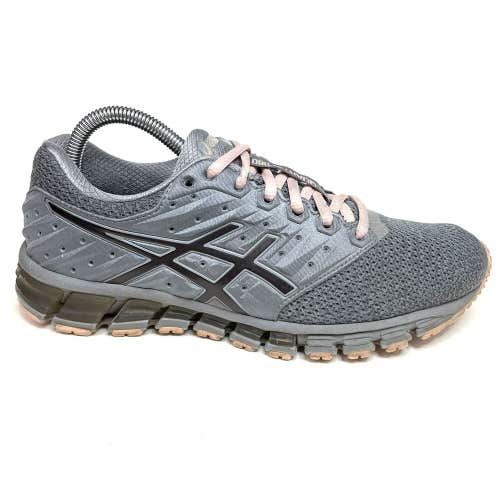 Asics Womens Gel Quantum 180 Gray Blue Pink Gym Running Shoes Size 9 T887N