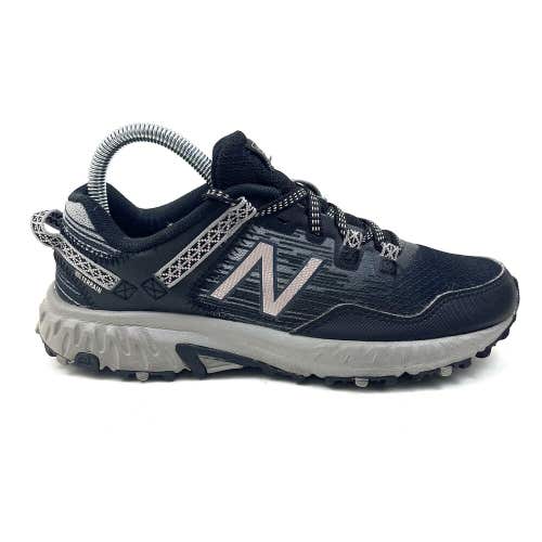 New Balance Womens 410 V6 WT410LB6 Black Gray Running Shoes Sneakers Size 6.5 B