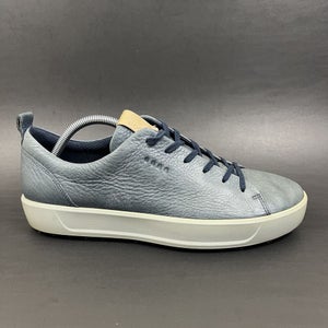 ECCO Men's Tray Laces Golf Shoes Spikeless Dark Blue Size 43 US 9 Wide