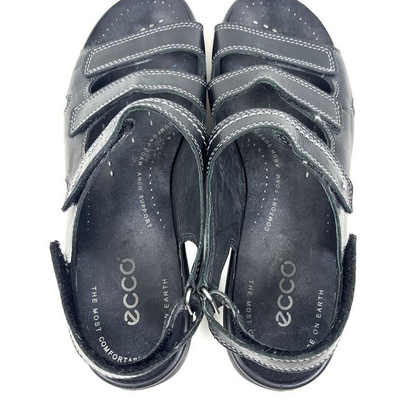Ecco Babett Sandal 3 Adjustable Straps Leather Womens Size 40 US 9-9.5 | SidelineSwap