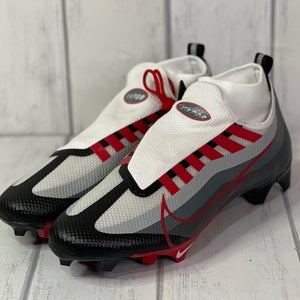 Nike Vapor Edge Pro 360 "Gray Red White" 2022 Men's Size 13 Football DQ3670-061