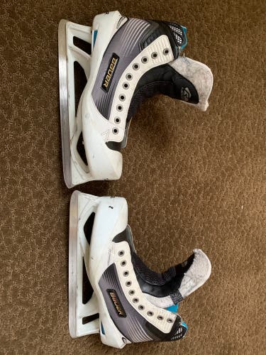 Used Bauer Reactor 4000 Senior 9.5D Goalie Skates