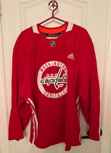 Brand New Adidas Washington Capitals MiC practice Jersey New Size 58 Jersey