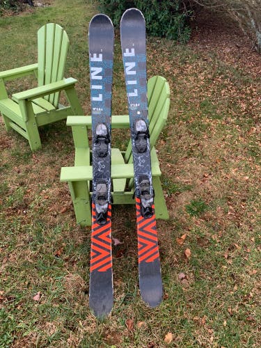 Used Line Skis Park With Bindings Tom Wallisch