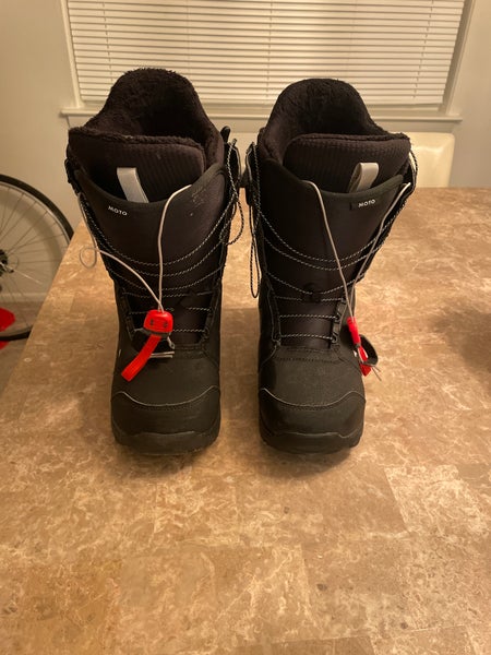 Used Men's Size 10 (Women's 11) Burton Moto Snowboard Boots Adjustable Flex All Mountain
