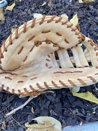 Used Rawlings Left Hand Throw First Base Gold Glove Elite Baseball Glove 13"