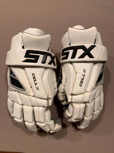 Used STX 13" Cell IV Lacrosse Gloves