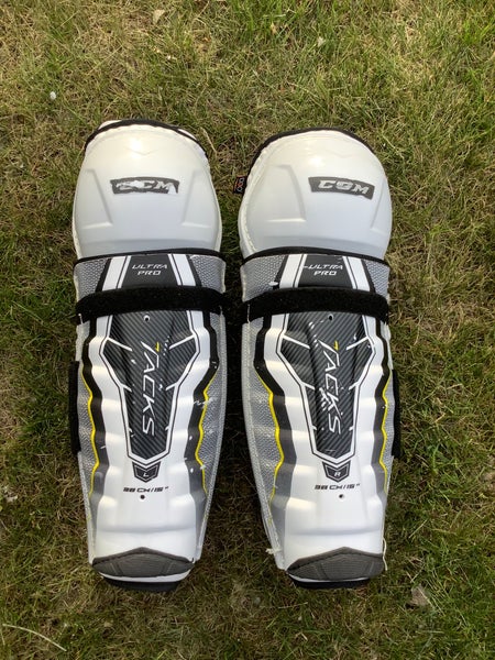CCM Tacks Shin Pads Used By Mikko Lehtonen