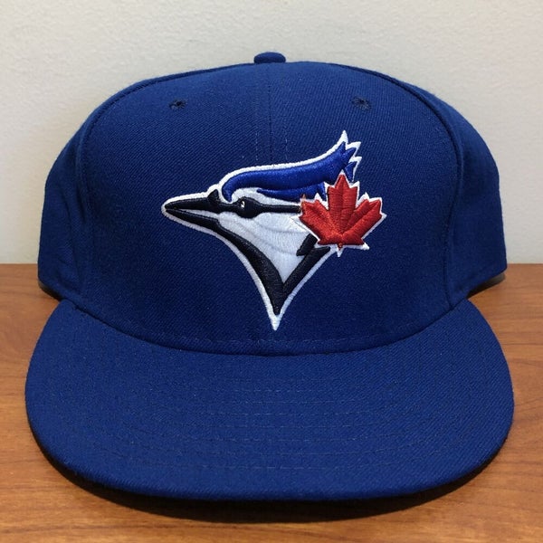 Toronto Blue Jays Hat Baseball Cap Fitted 7 1/8 New Era Mesh BP Vintage MLB  USA