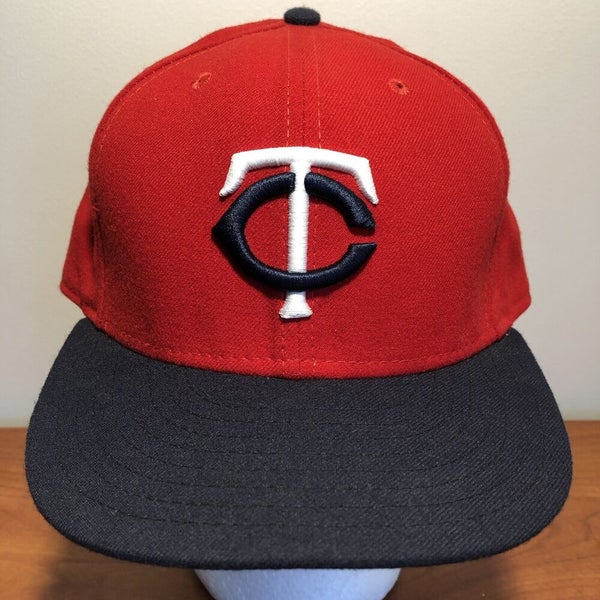 Minnesota Twins New Era Authentic Collection On-Field 59FIFTY Fitted Hat - Red/Navy 7 5/8