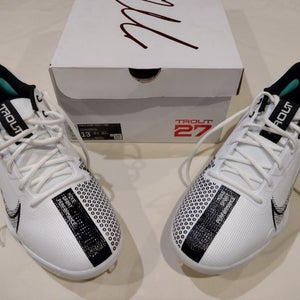 NIB Size 13 Nike Force Zoom Trout 7 Pro Baseball Cleats White/Black DC9905-103