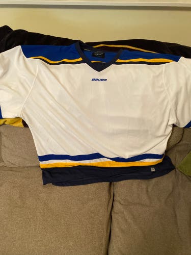 New Goalie Cut Bauer Jersey, St Louis