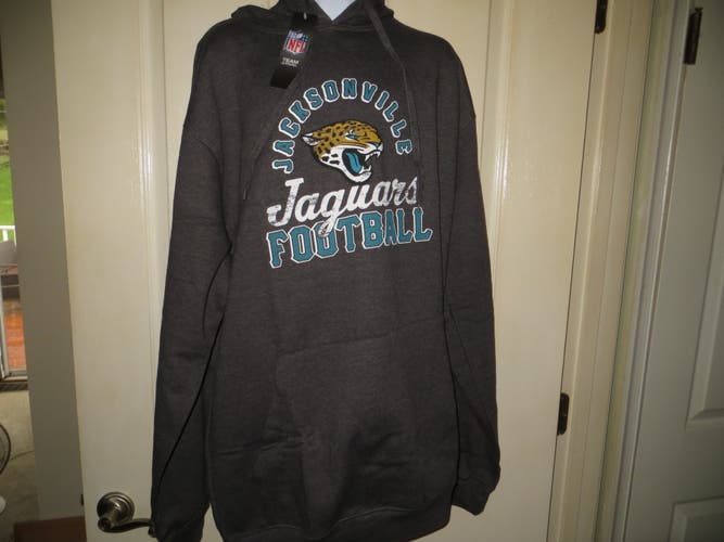 Majestic Jacksonville Jaguars Big & Tall Hoodie, Grey, XLT