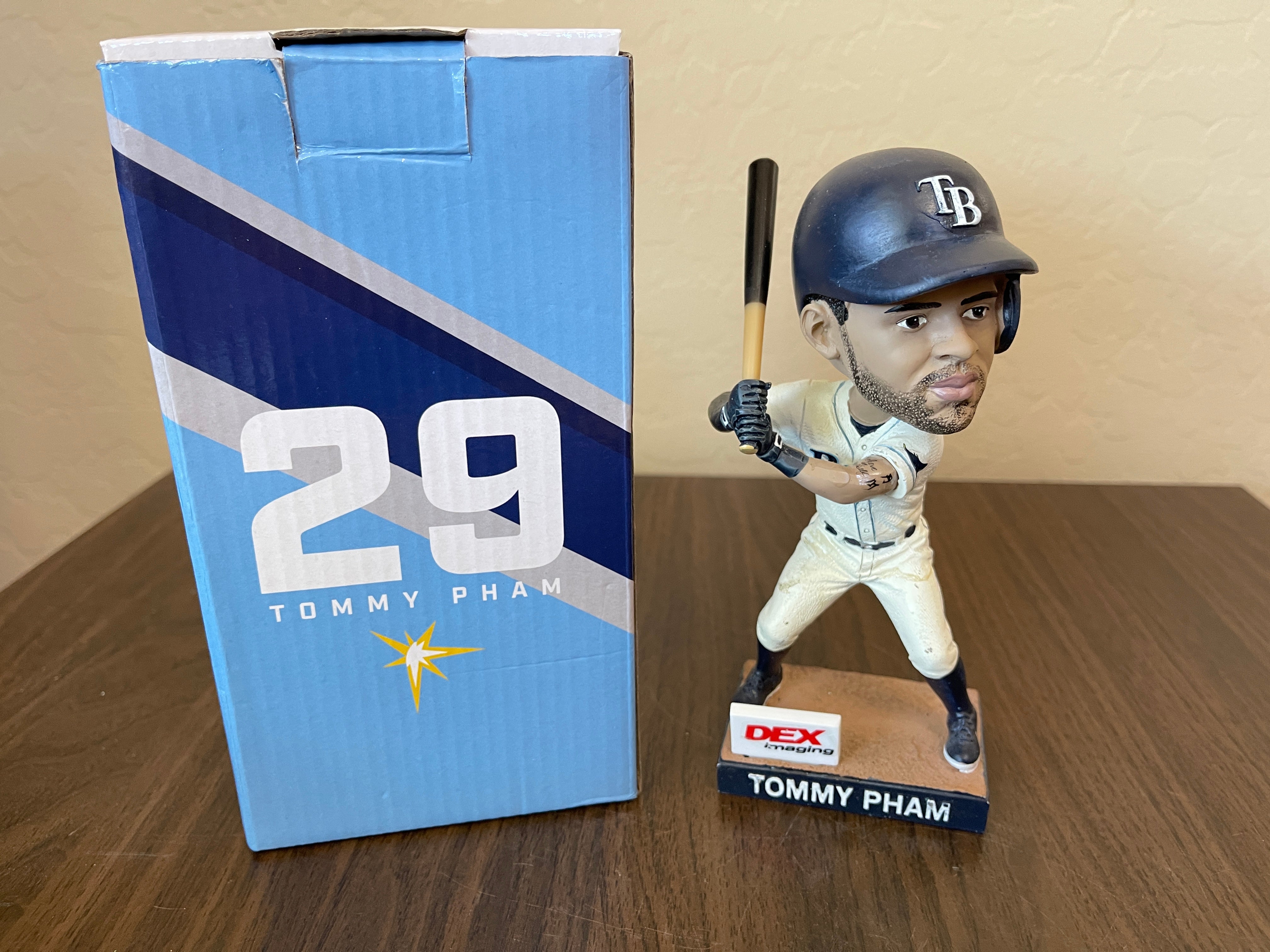 Tommy Phamtastic Pham Tampa Bay Rays Game-Used 2018 Players