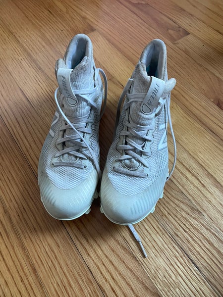 White Women's Turf Cleats Mid Top Freeze