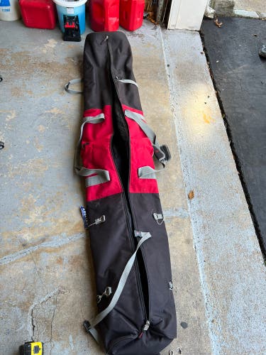 Used Black And Red  Athalon Ski Bag