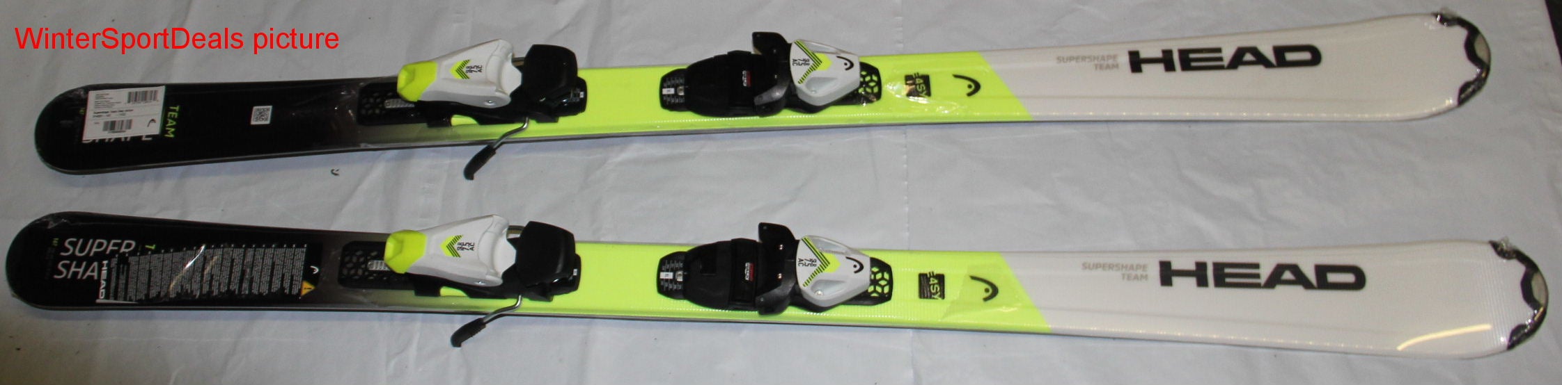 NEW 2023 HEAD Supershape Skis 157cm Junior + SLR7.5 AC size adjustable Bindings