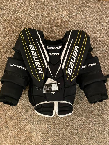 NEW Bauer GCP Supreme s170 men’s Small Goalie Chest and Arm protector