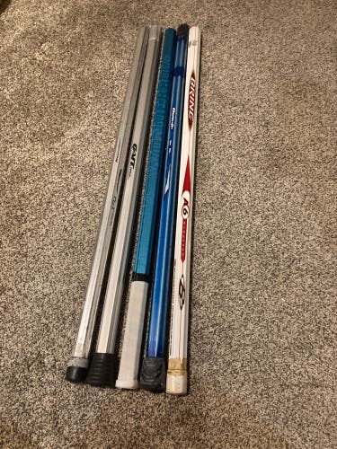 Five Lacrosse Shafts